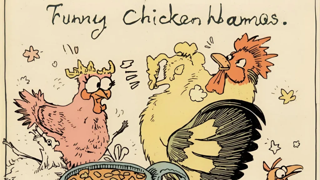 Funny Chicken Names Puns 2