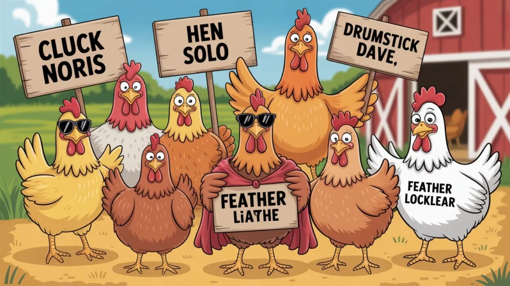 Funny Chicken Names Puns