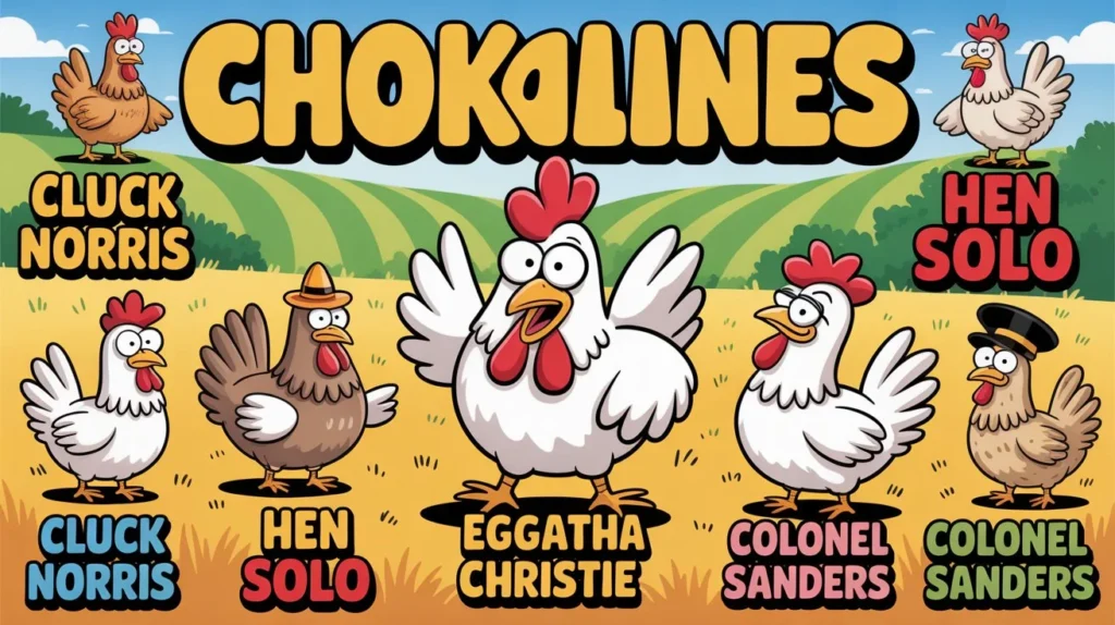 Funny Chicken Names Puns