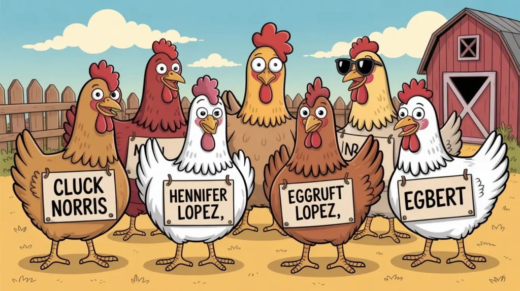Funny Chicken Names Puns