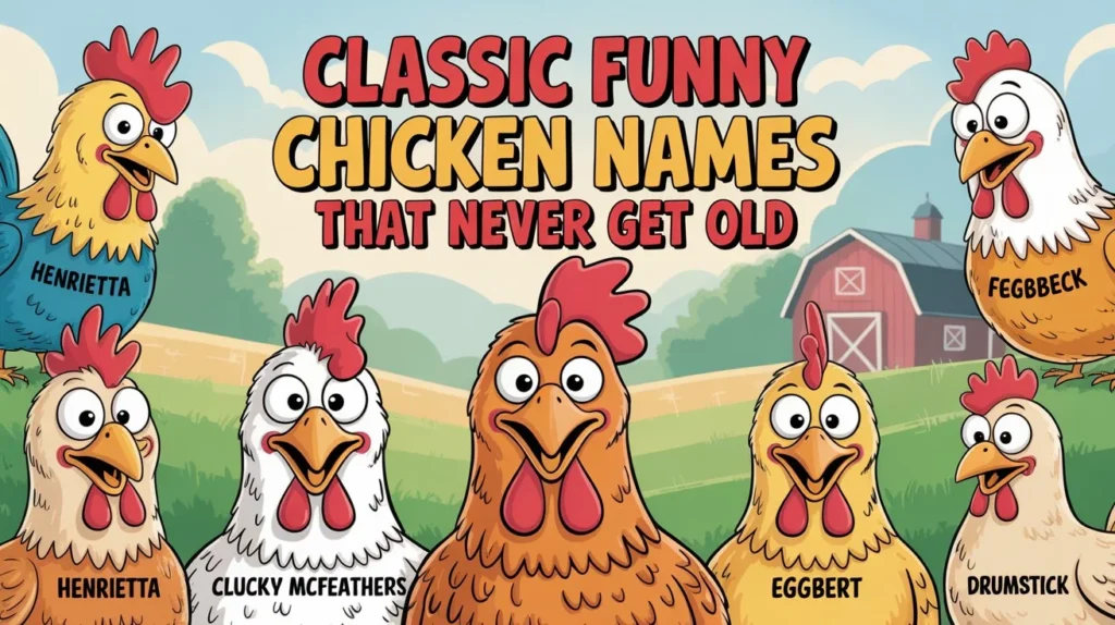 Funny Chicken Names Puns