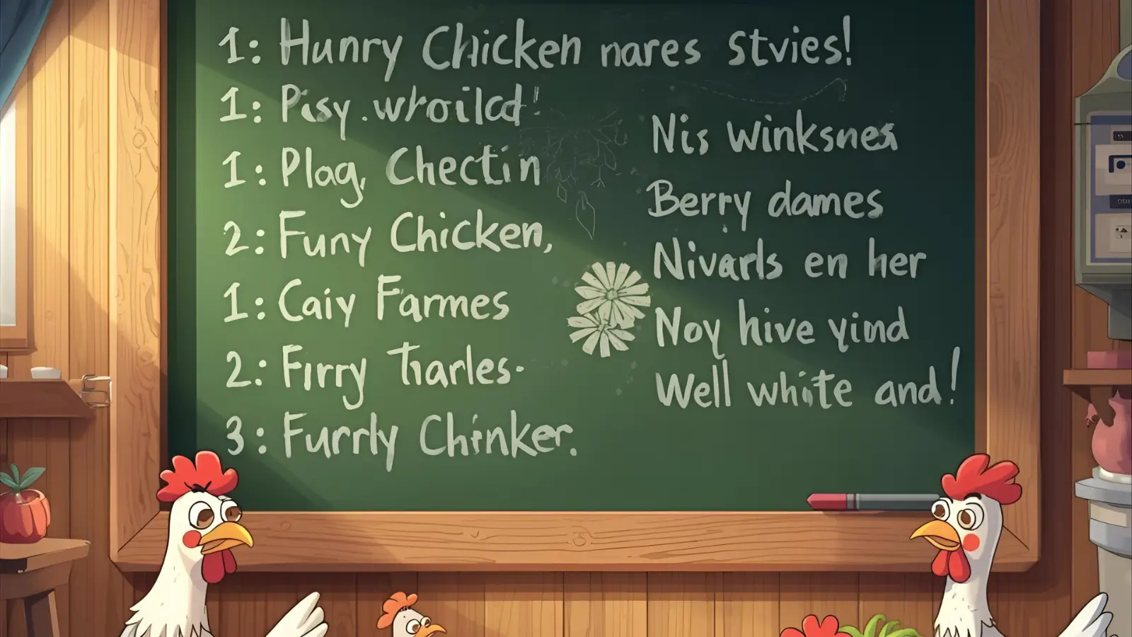 Funny Chicken Names Puns