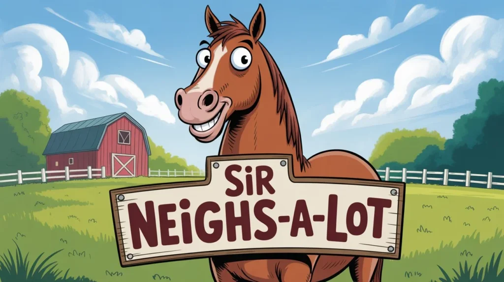 funny horse name puns