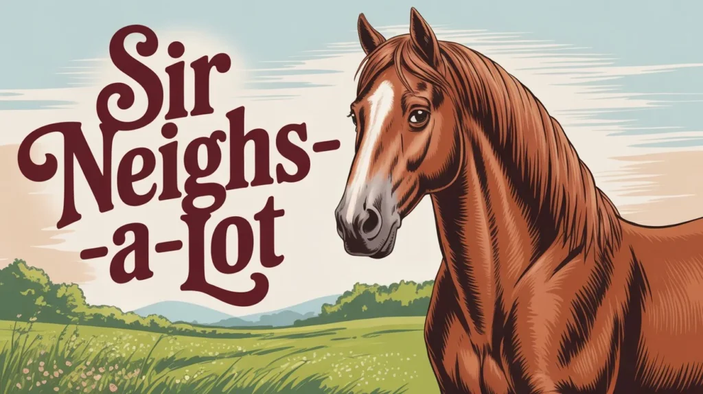 funny horse name puns