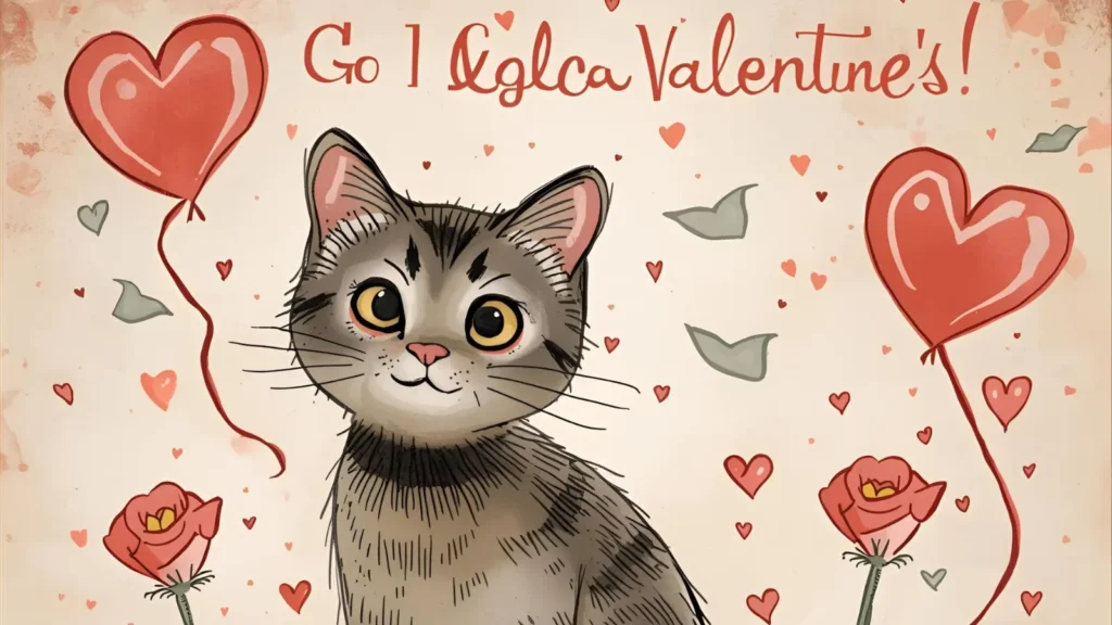 Cat Valentines Puns