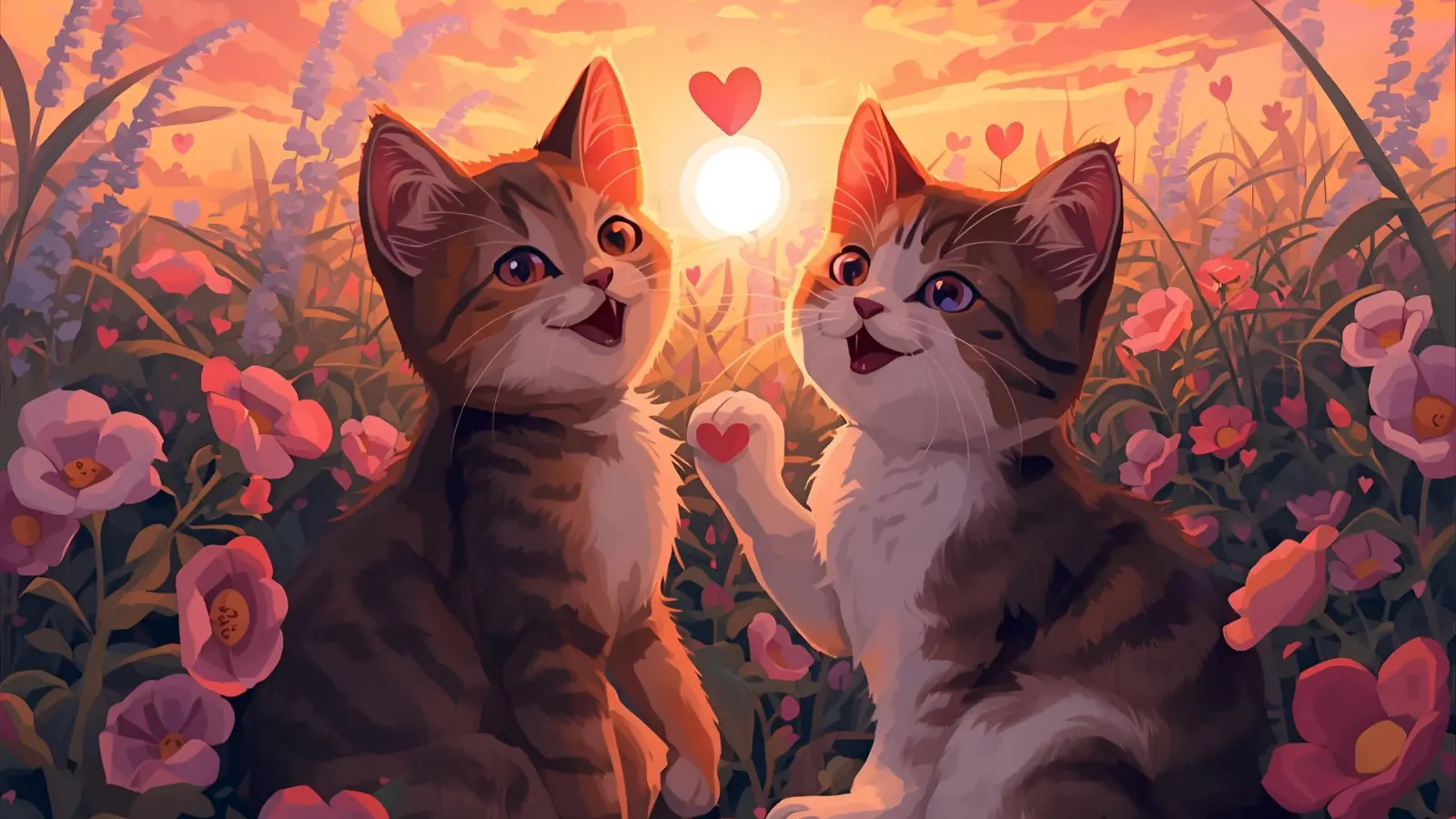 Cat Valentines Puns