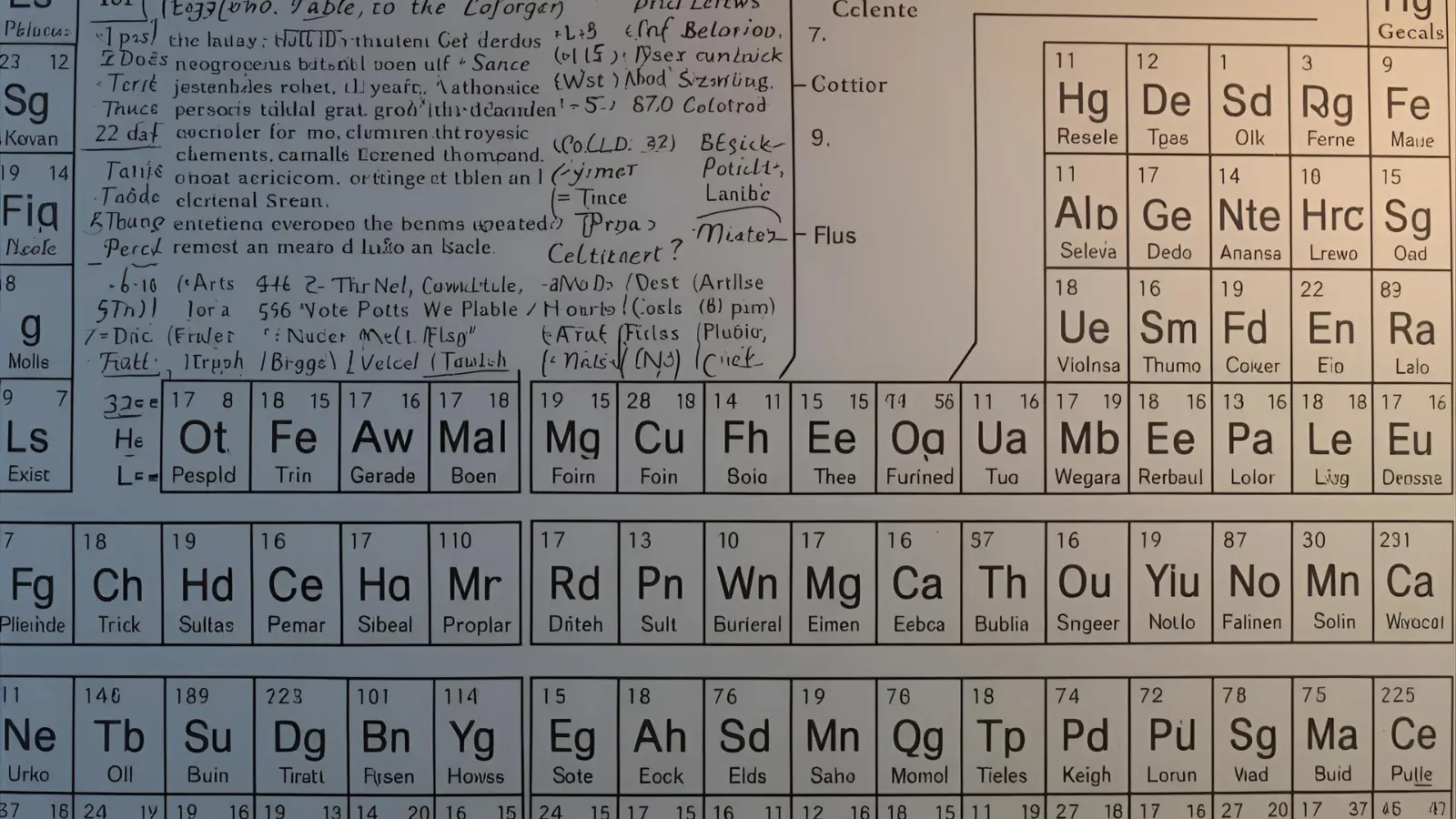 Periodic Table of Elements Puns