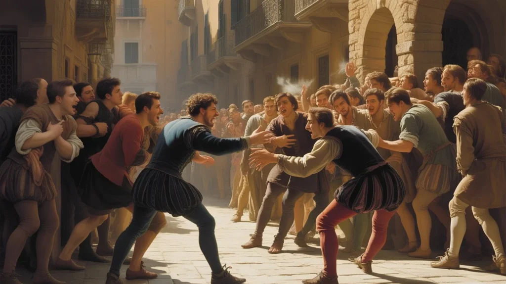 Romeo and Juliet Act 1 in puns