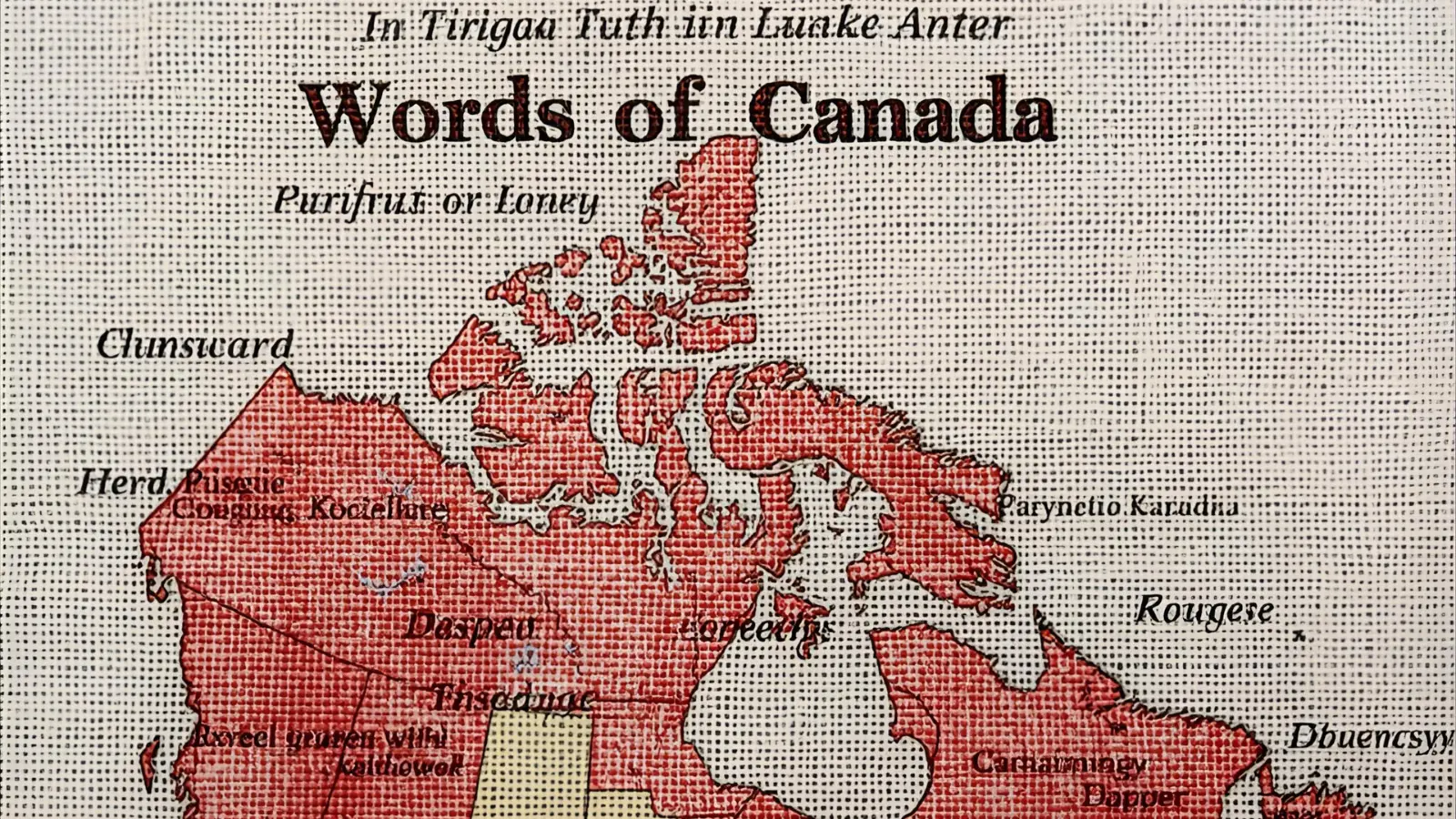 Words of Original Canada Puns
