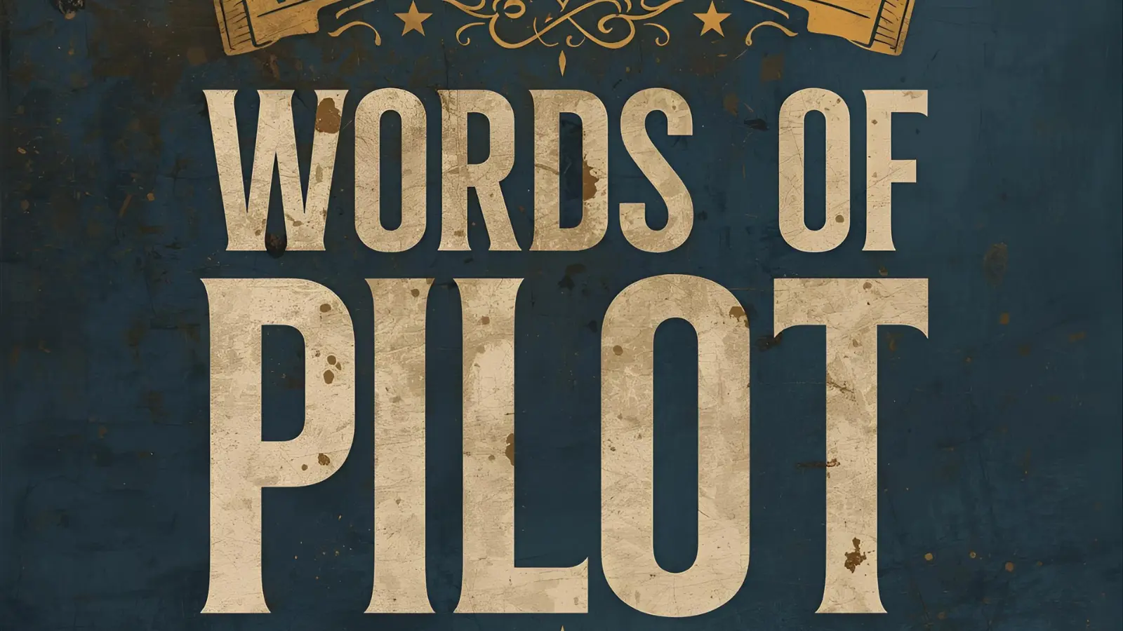 Words of Original Pilot Puns