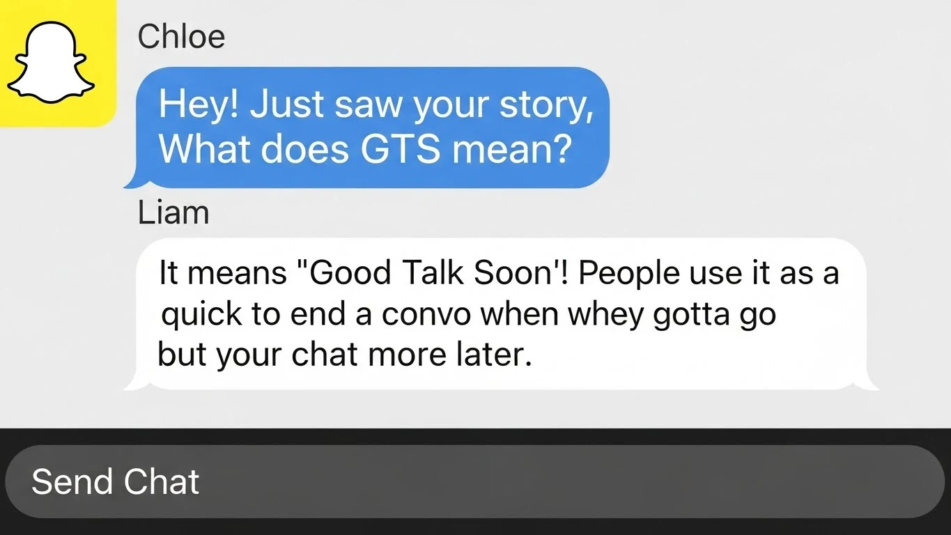 What Does GTS Mean on Snapchat