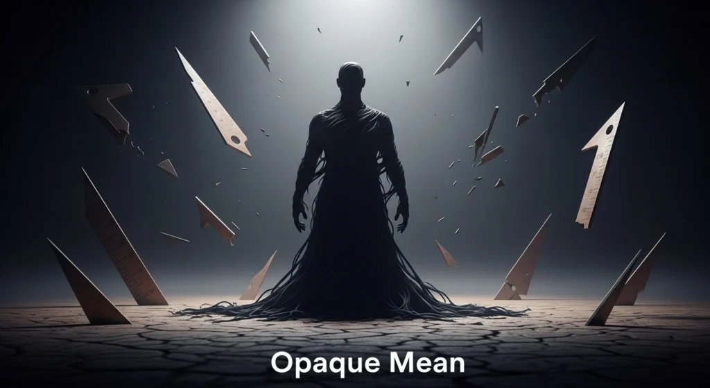 What Does Opaque Mean