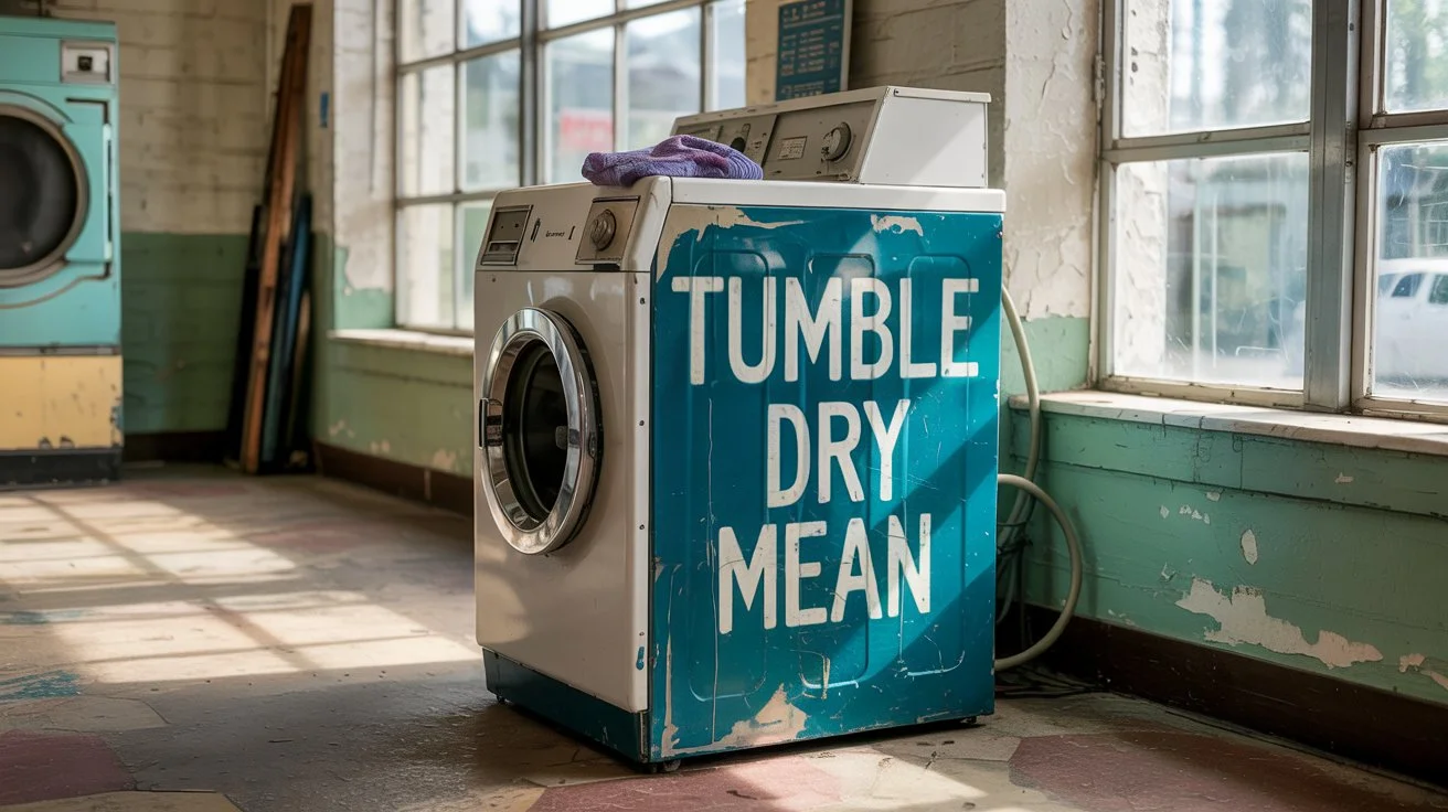 What Does Tumble Dry Mean