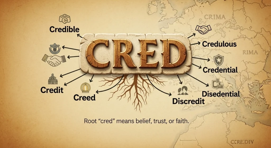 What Does the Root “Cred” Mean