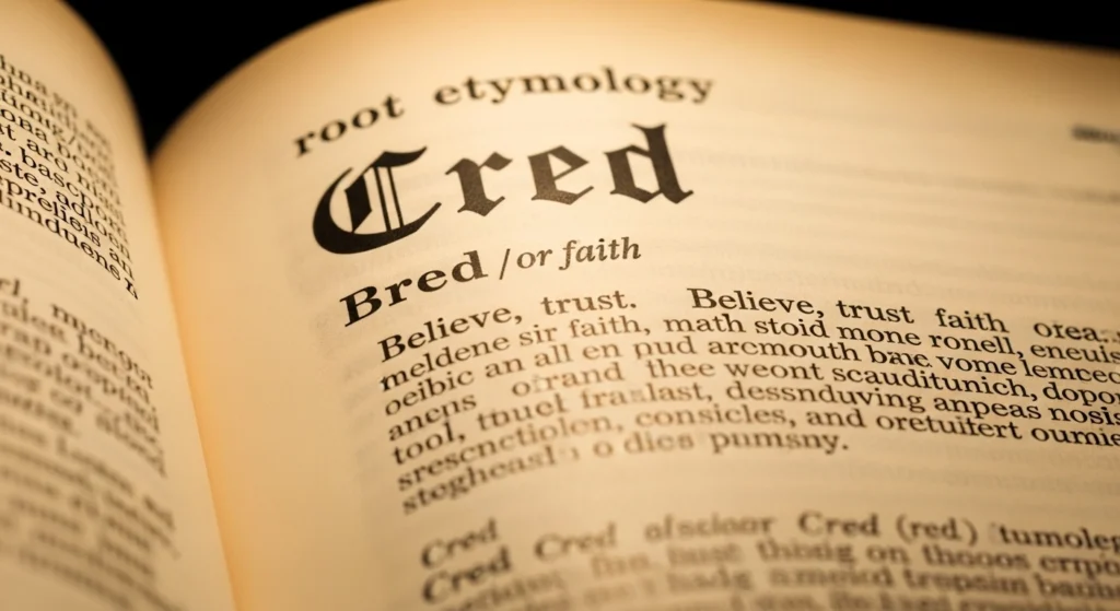 What Does the Root “Cred” Mean