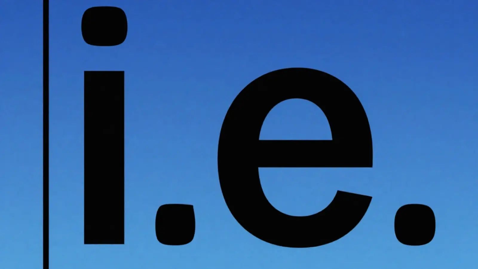 What Does i.e. Mean?