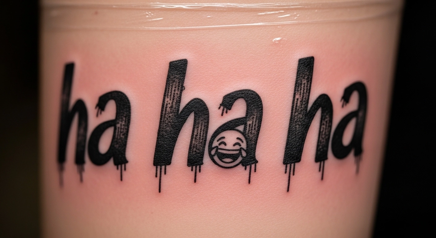 Ha Ha Ha Joker Tattoo