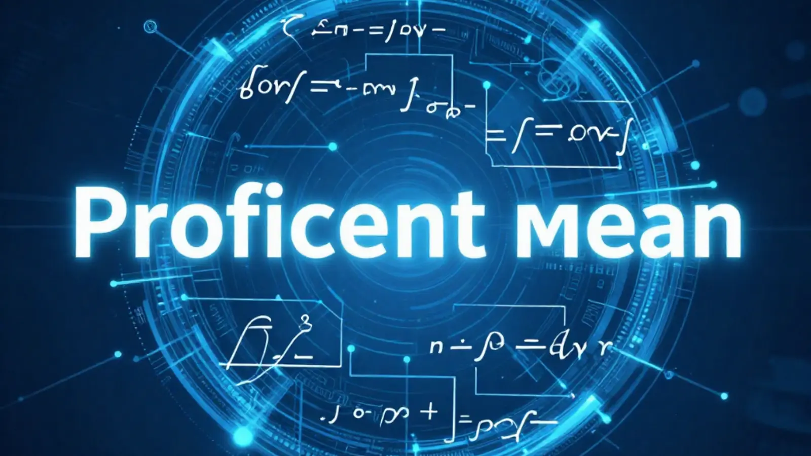 What Does Proficient Mean